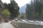 Contruction Zone at the Merced River Narrows