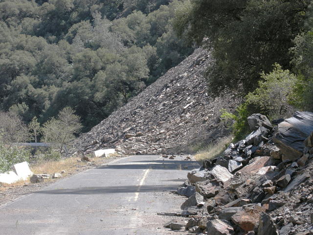 Highway 140 Rock Slide
