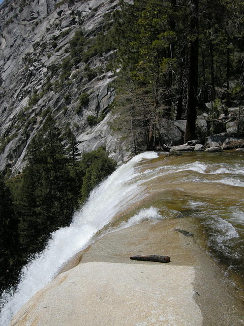 At the top of Vernal Fall