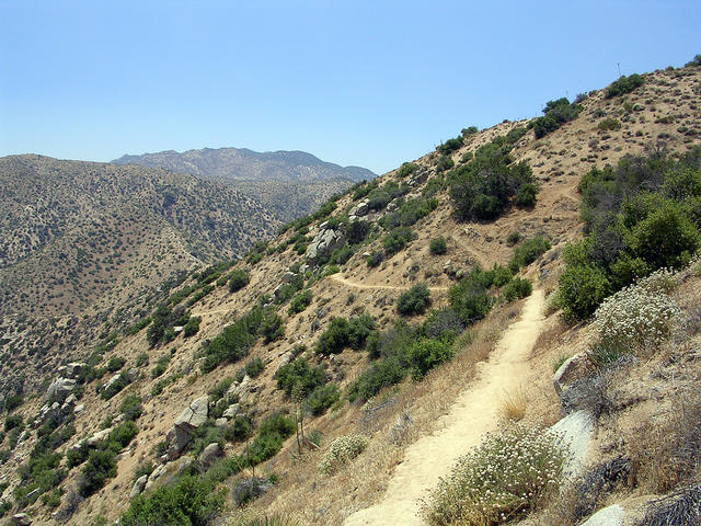 The Terrain Is Beautifully Austere in the California Desert - Trail to Deep Creek Hot Springs