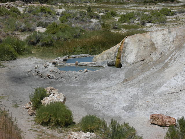 Lower Pools at Travertine Hot Springs