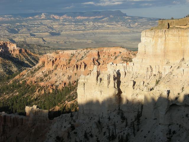 People at Bryce Point from the rim trail