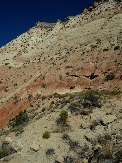 Trail up cliff at Kodachrome Basin State Park
